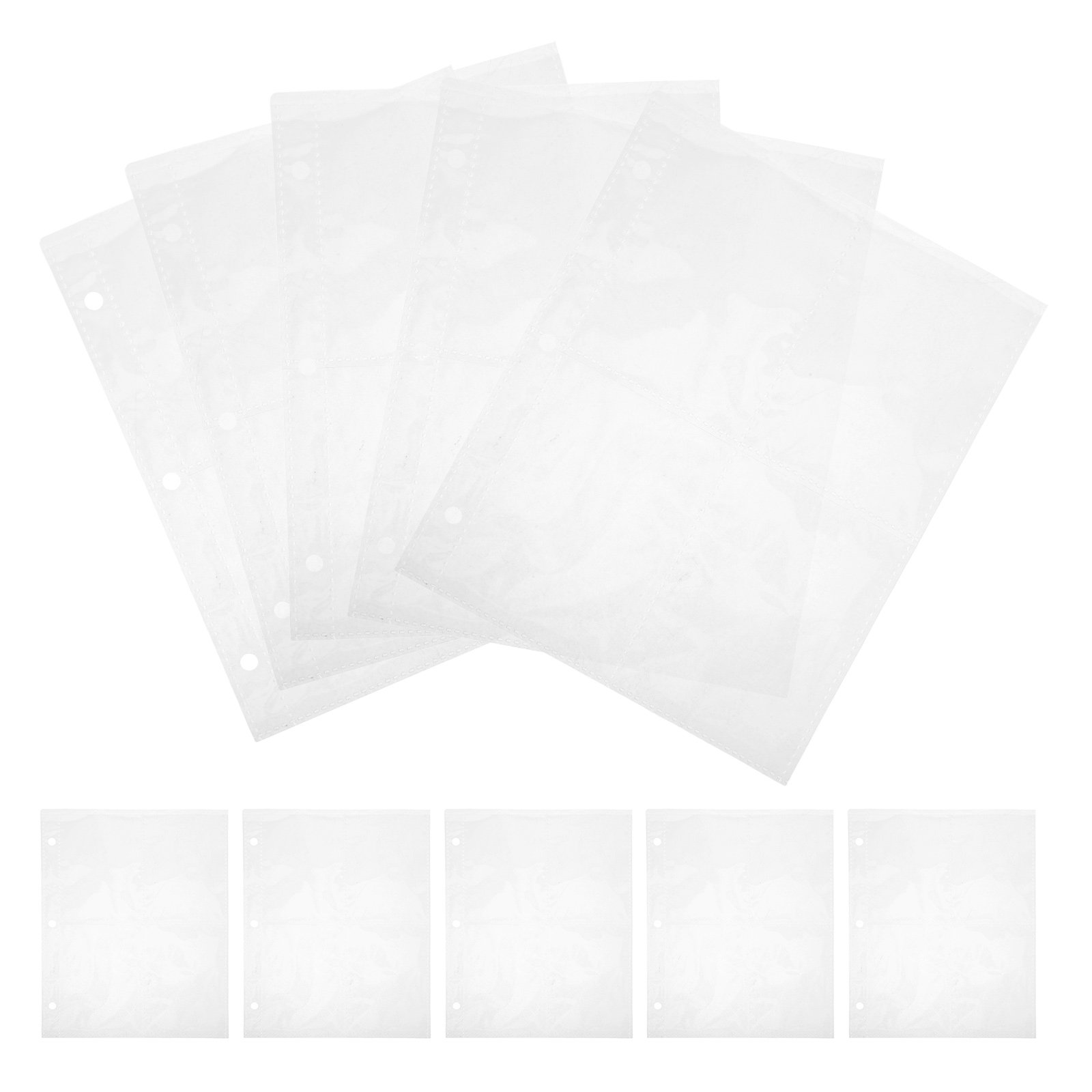 Trading Card Binder - 10Pcs Premium Transparent PP Refill Pages