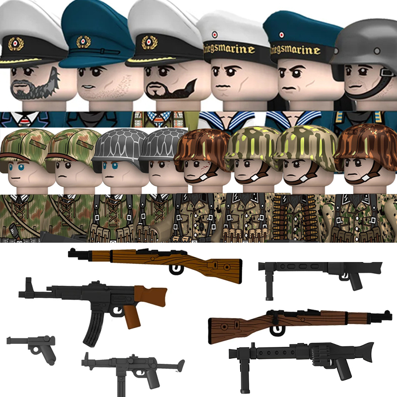 Military WW2 German Navy Figur - đánh giá và giá Lego Minifigure Holder