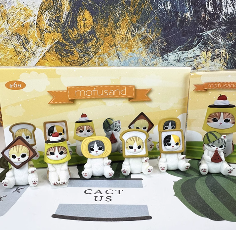 Mofusand Shark Cat Slide Blind - đánh giá và giá Mystery Box Blind Bag