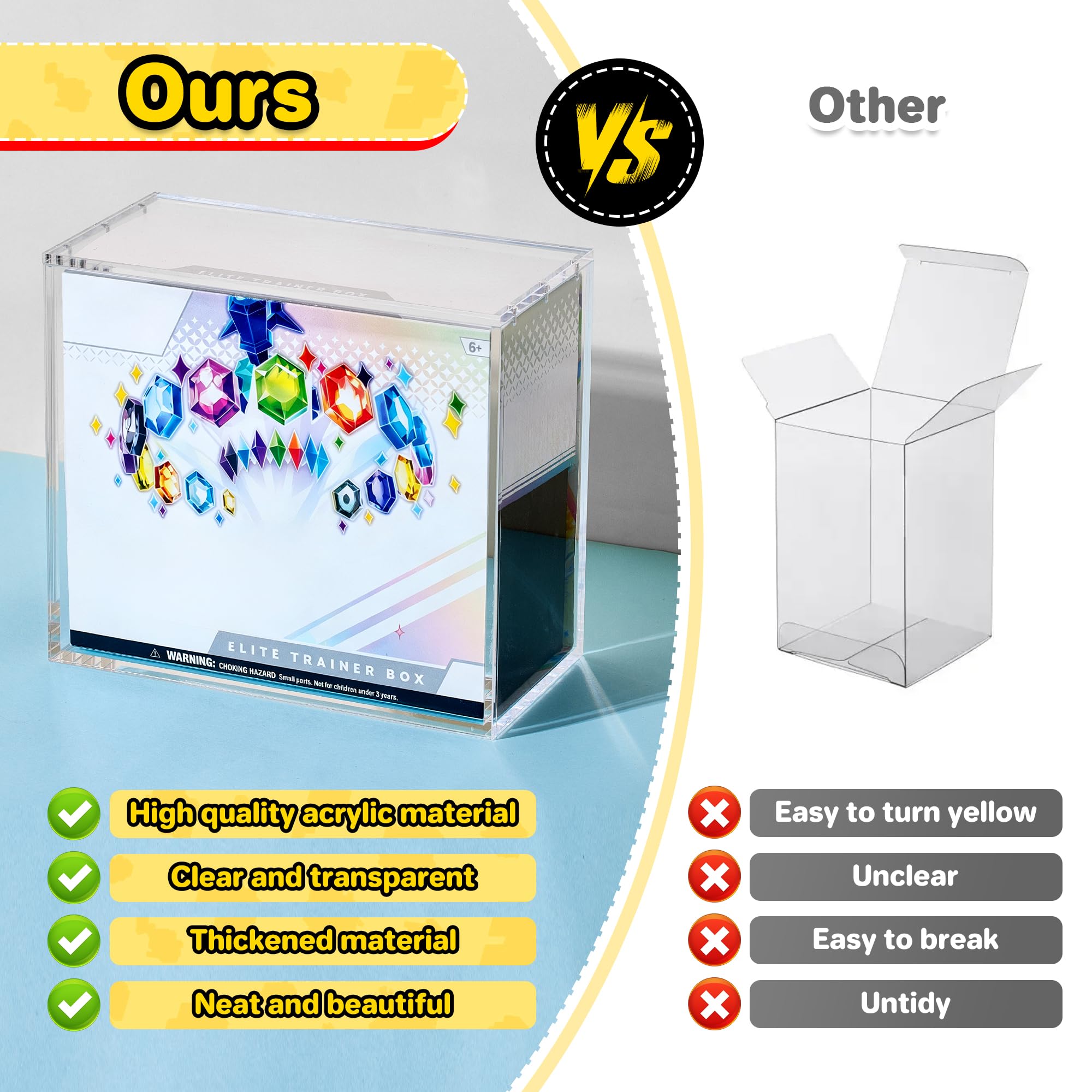 99% UV protection Magnetic Mod - đánh giá và giá Display Case Acrylic