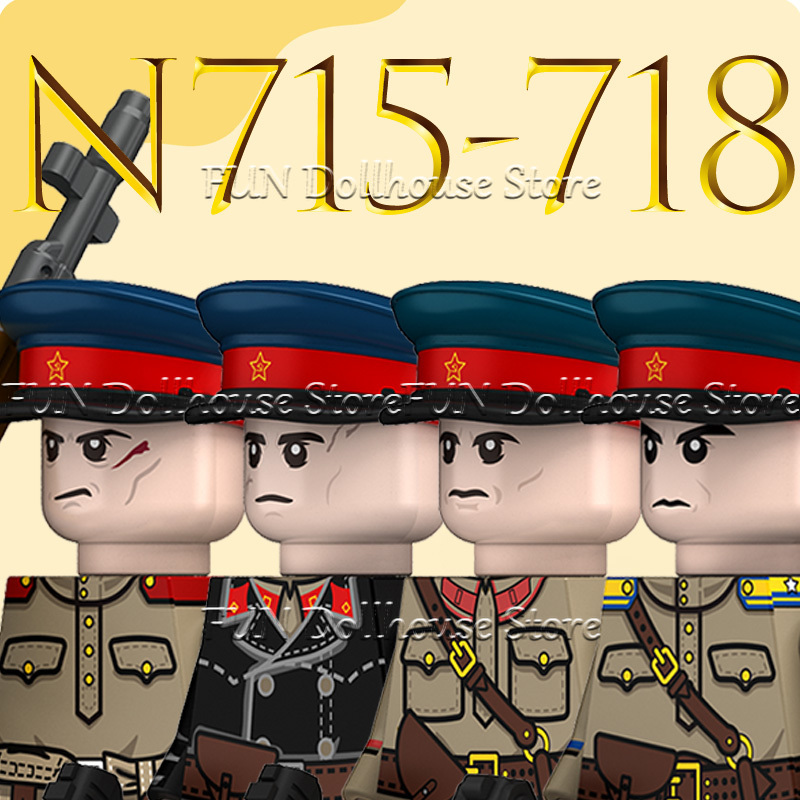 MOC Military Soviet Soldier Fi - đánh giá và giá Lego Minifigure Holder