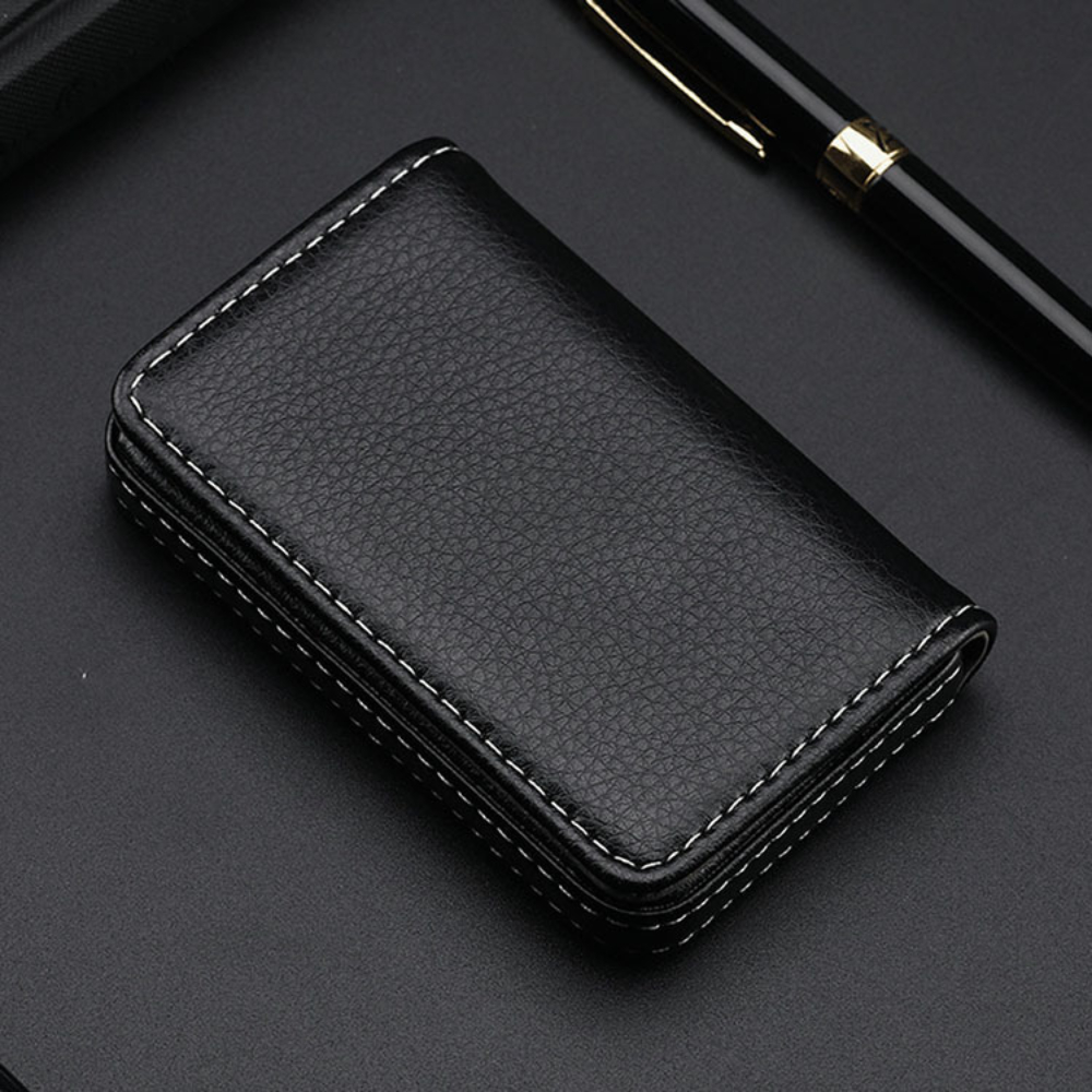 Sized Stitched PU Leather Cred - đánh giá và giá Card Top Loader