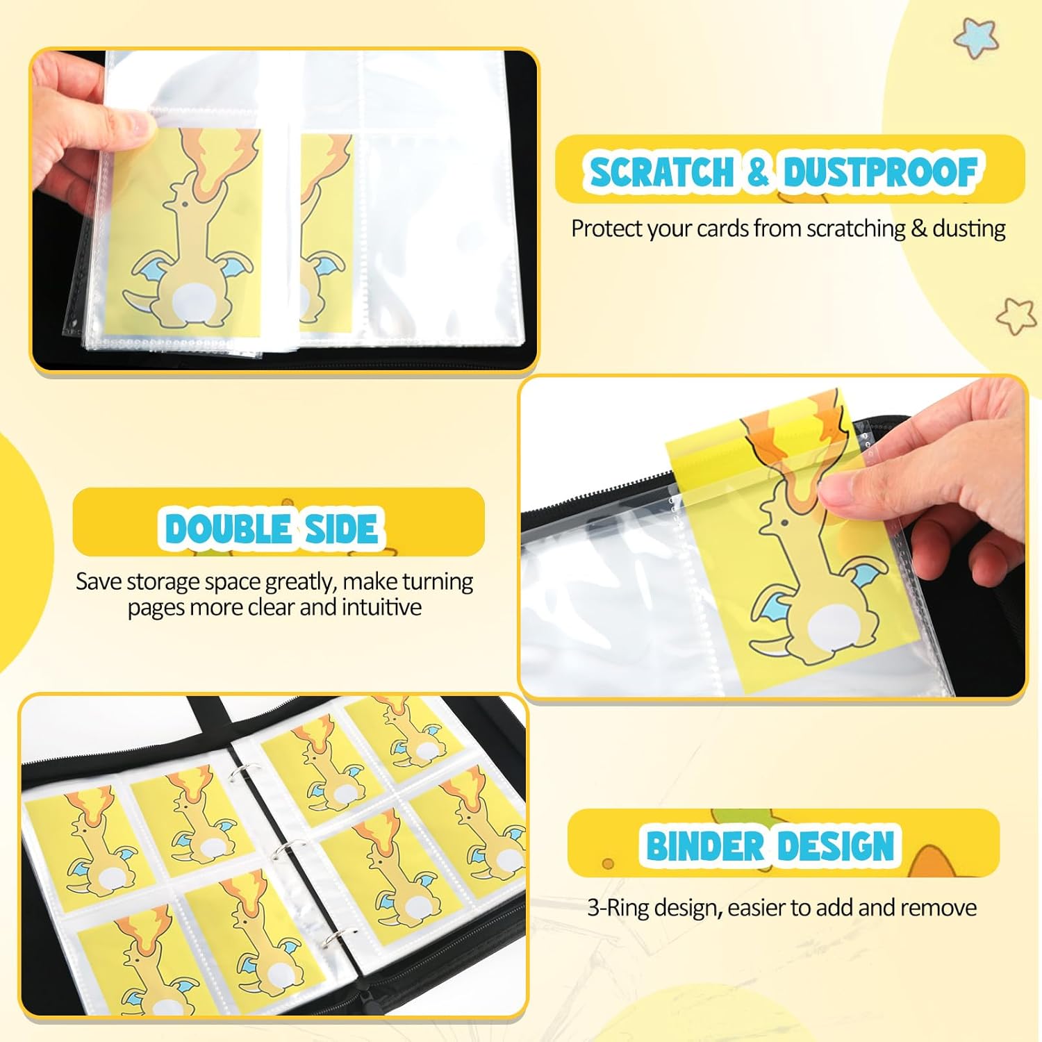 400 Pockets Trading Card Binde - đánh giá và giá Trading Card Binder