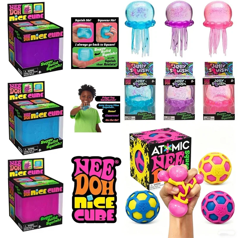 Squishy Schylling /Needoh Nice - đánh giá và giá Fidget Cube Original