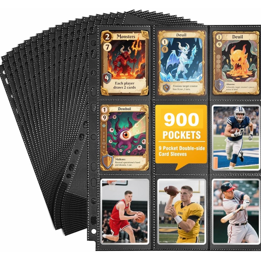 50Pack 900 Pockets Trading Car - đánh giá và giá Trading Card Binder