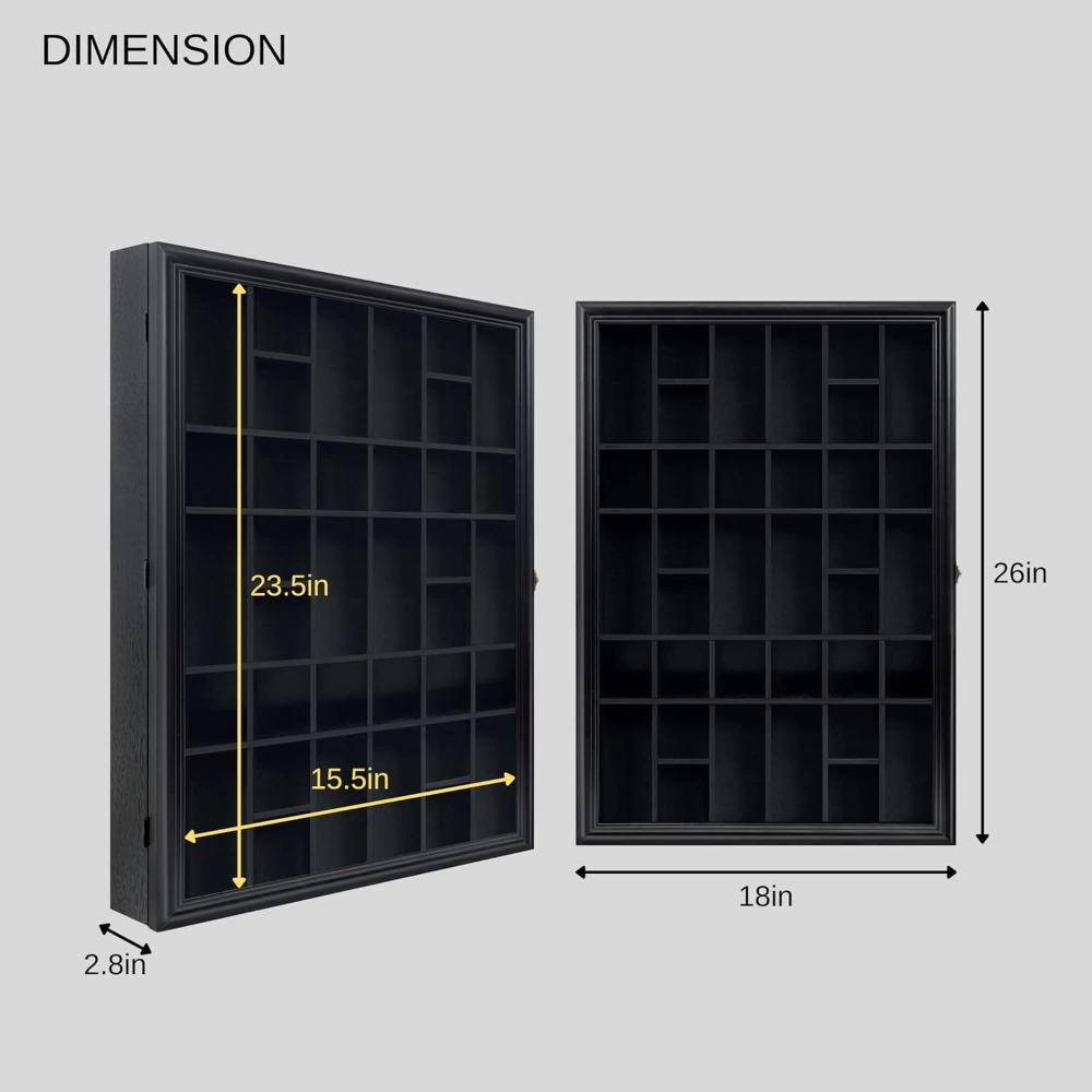 Shot Glass Display Cabinet Sol - đánh giá và giá Display Case Acrylic
