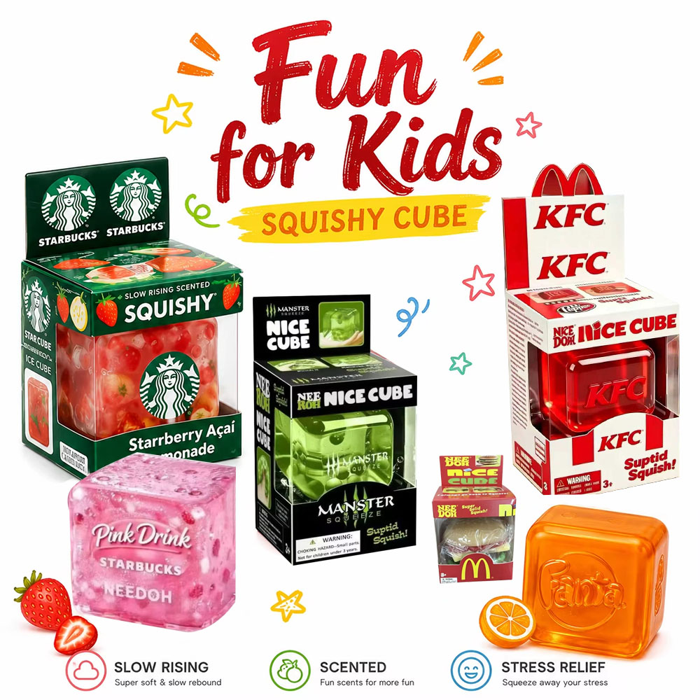 Needoh Nice Cube Sensory Stres - đánh giá và giá Fidget Cube Original