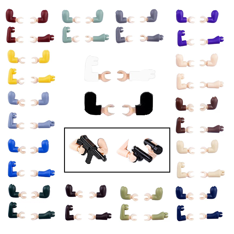 WW2 Military Figures Arms Hand - đánh giá và giá Lego Minifigure Holder