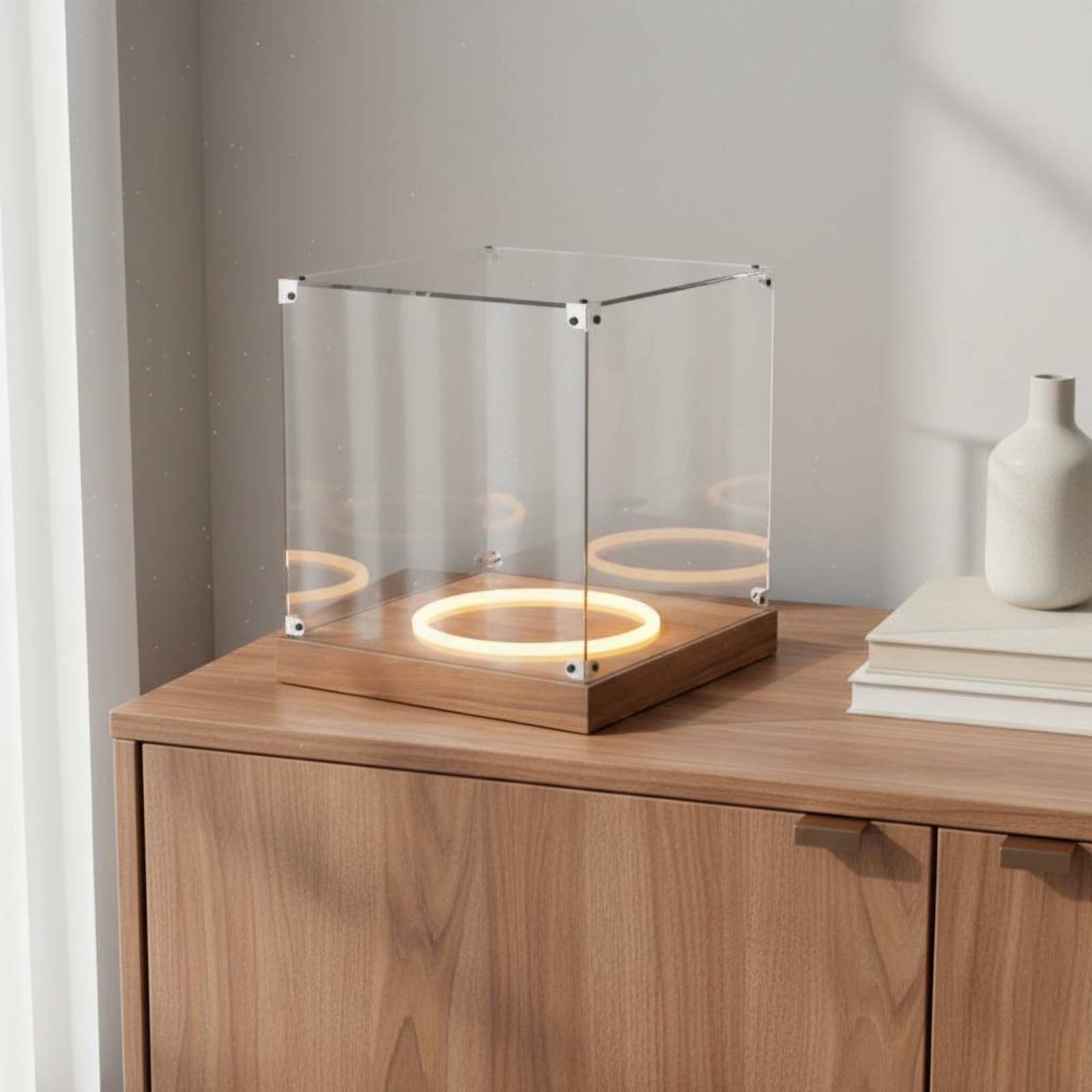 Acrylic Roundball Display Case - đánh giá và giá Display Case Acrylic