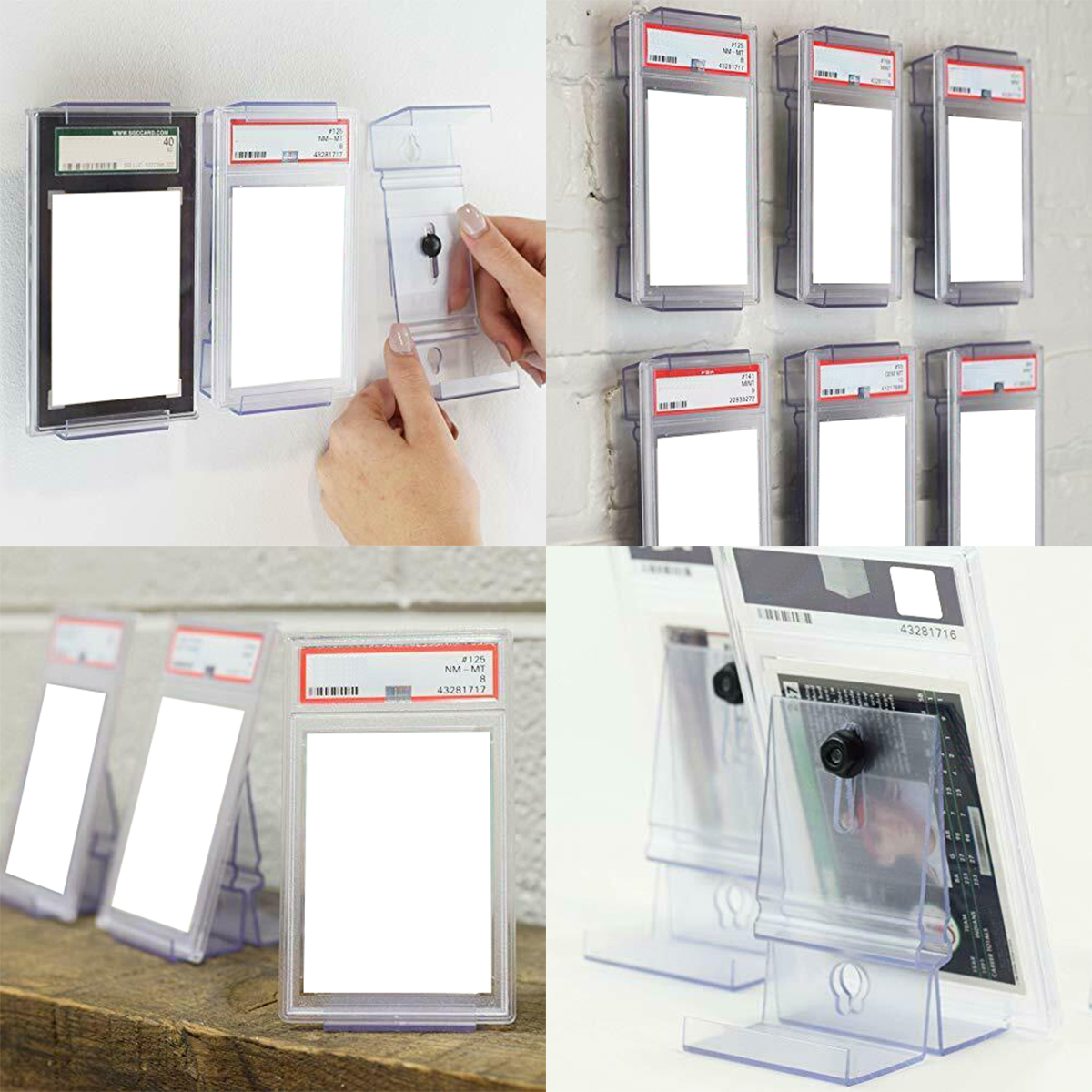 Wall Mount Tabletop Trading Ca - đánh giá và giá Graded Card Display