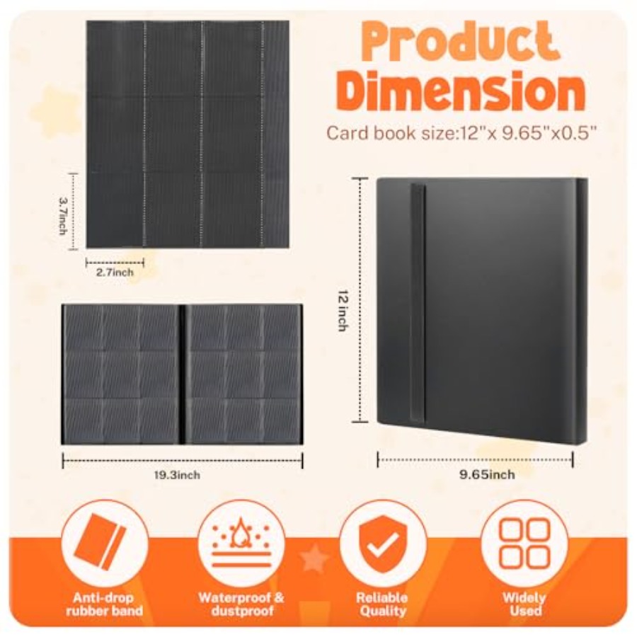 Card Binder, 9 Pocket Trading  - đánh giá và giá Trading Card Binder