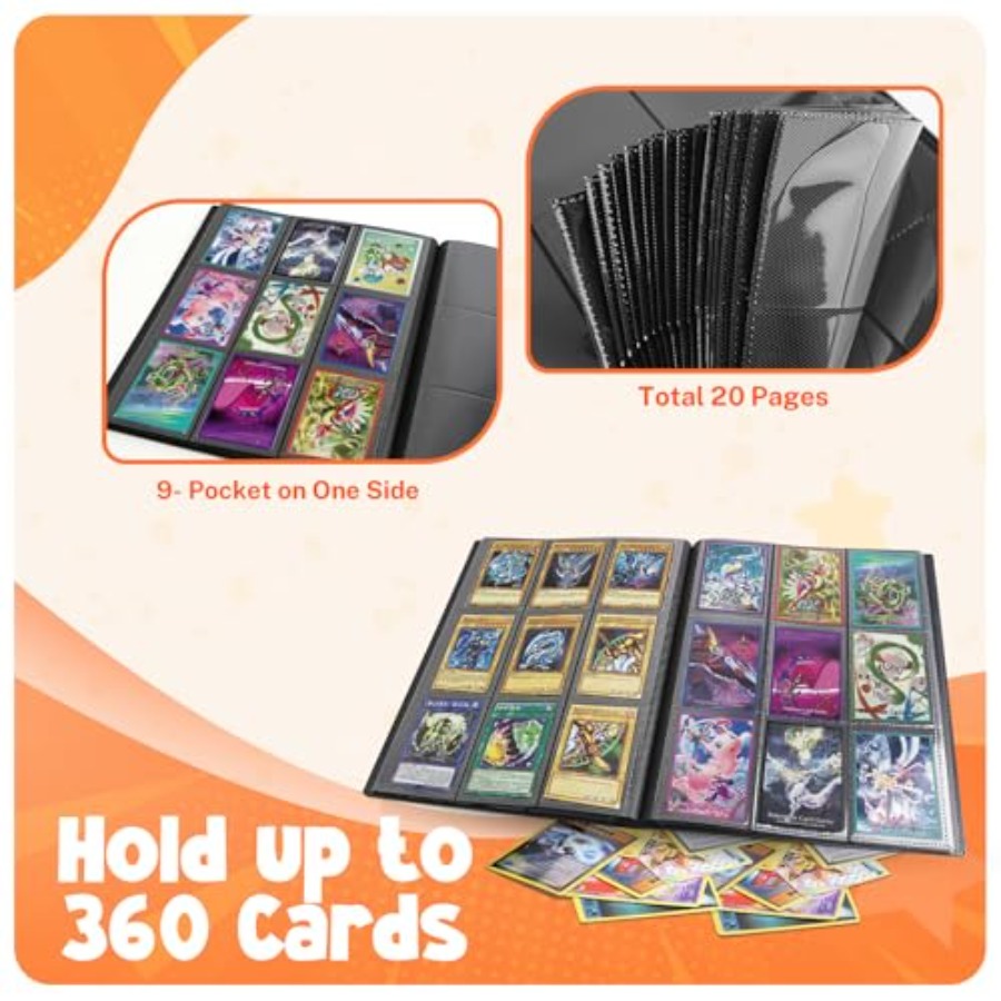 Card Binder, 9 Pocket Trading  - đánh giá và giá Trading Card Binder