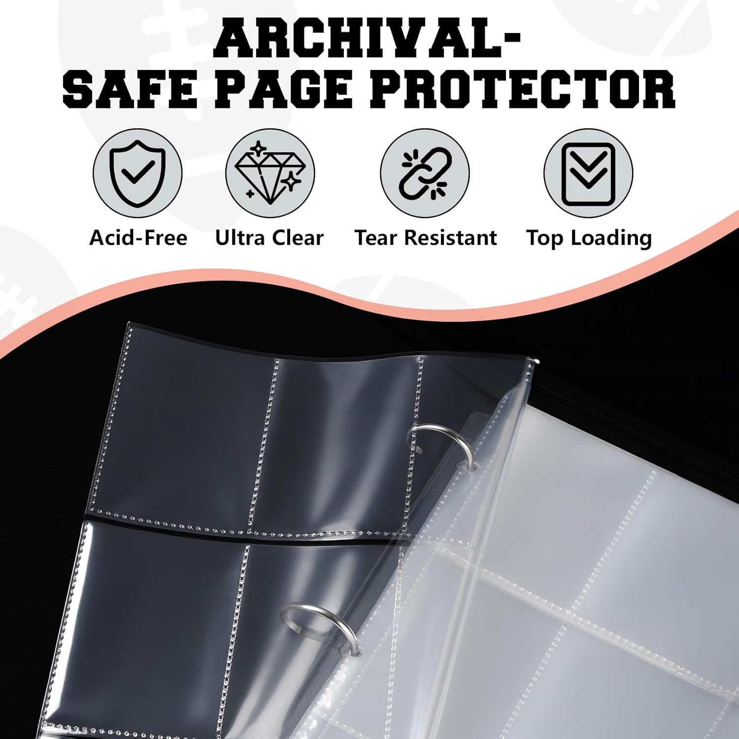 Football Card Binder 9-Pocket  - đánh giá và giá Trading Card Binder