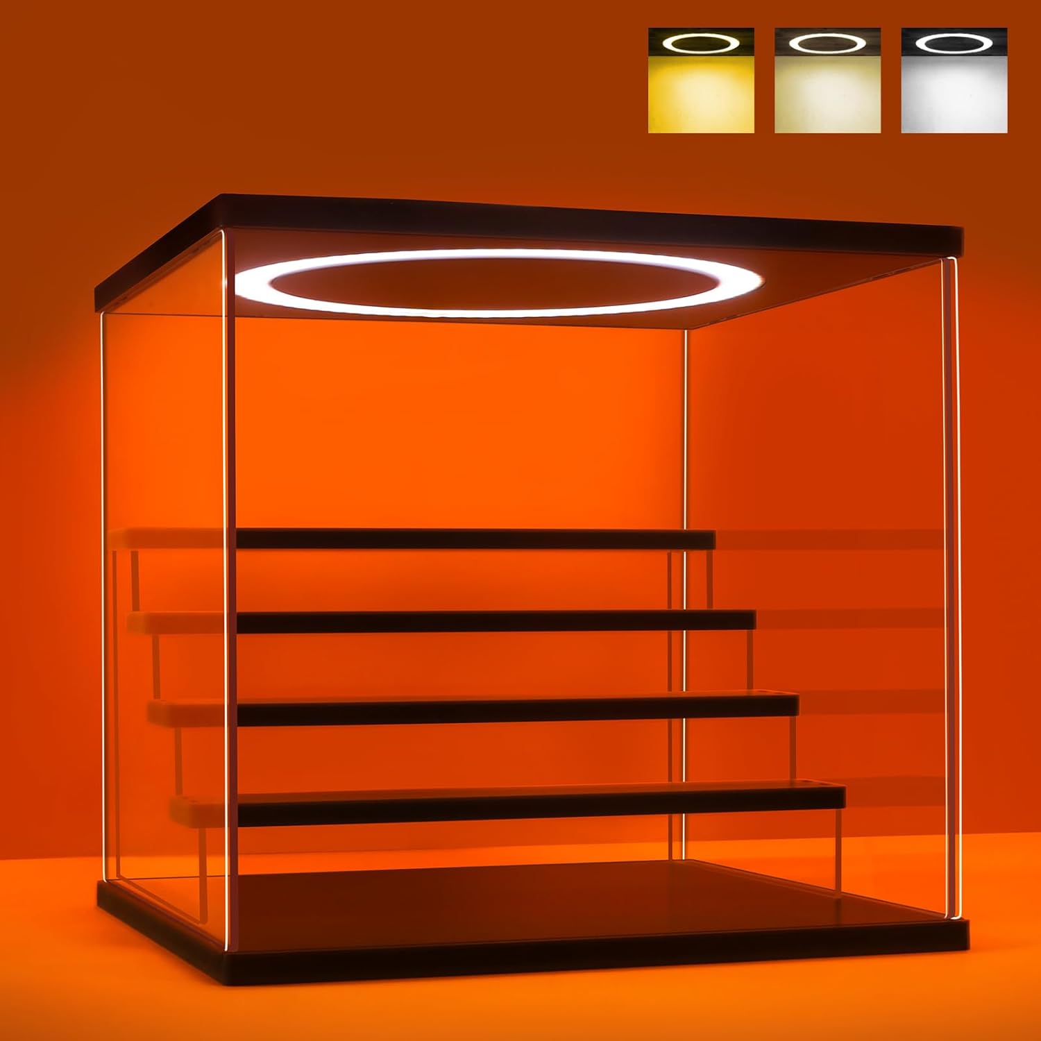 Acrylic Display Case with Adju - đánh giá và giá Display Case Acrylic
