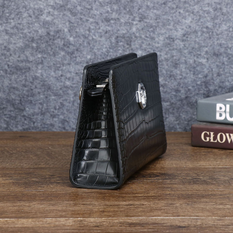 Men's Genuine Leather Clutch B - đánh giá và giá Card Top Loader
