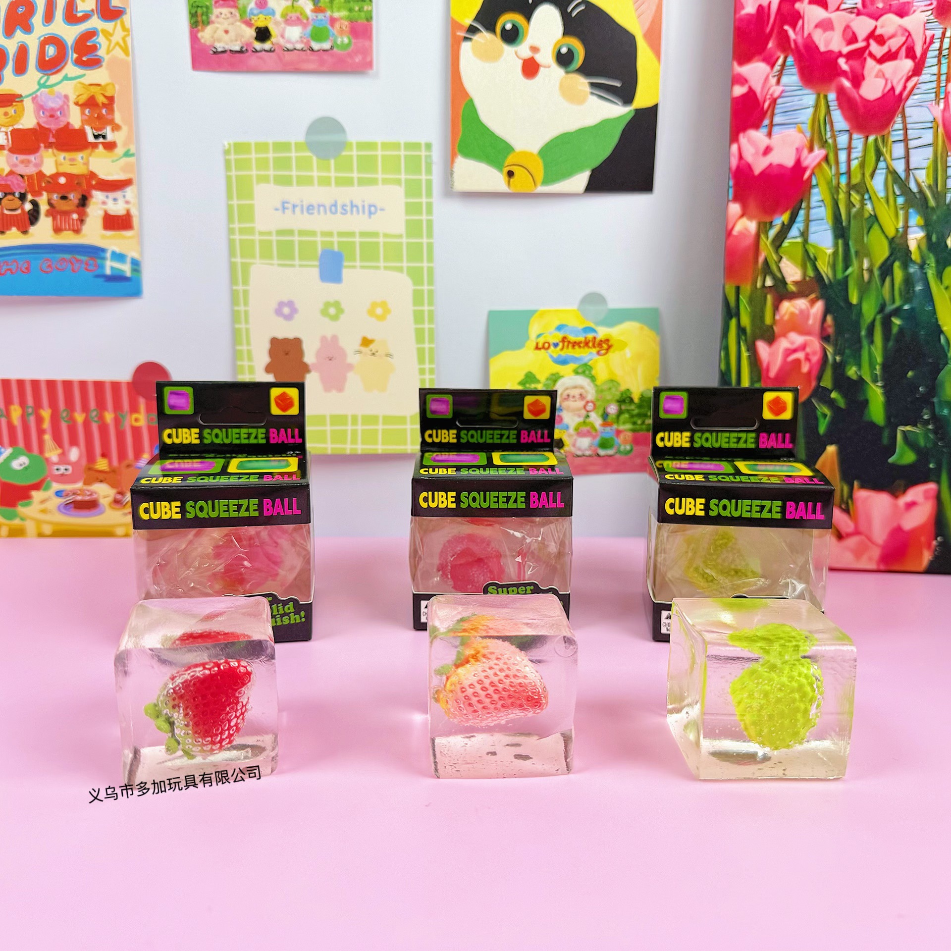 12pcs/Full Case Clear Ice Cube - đánh giá và giá Fidget Cube Original