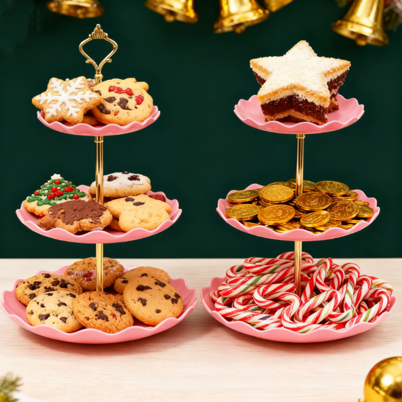 2/5pcs luxury pink cake rack d - đánh giá và giá Display Risers Set