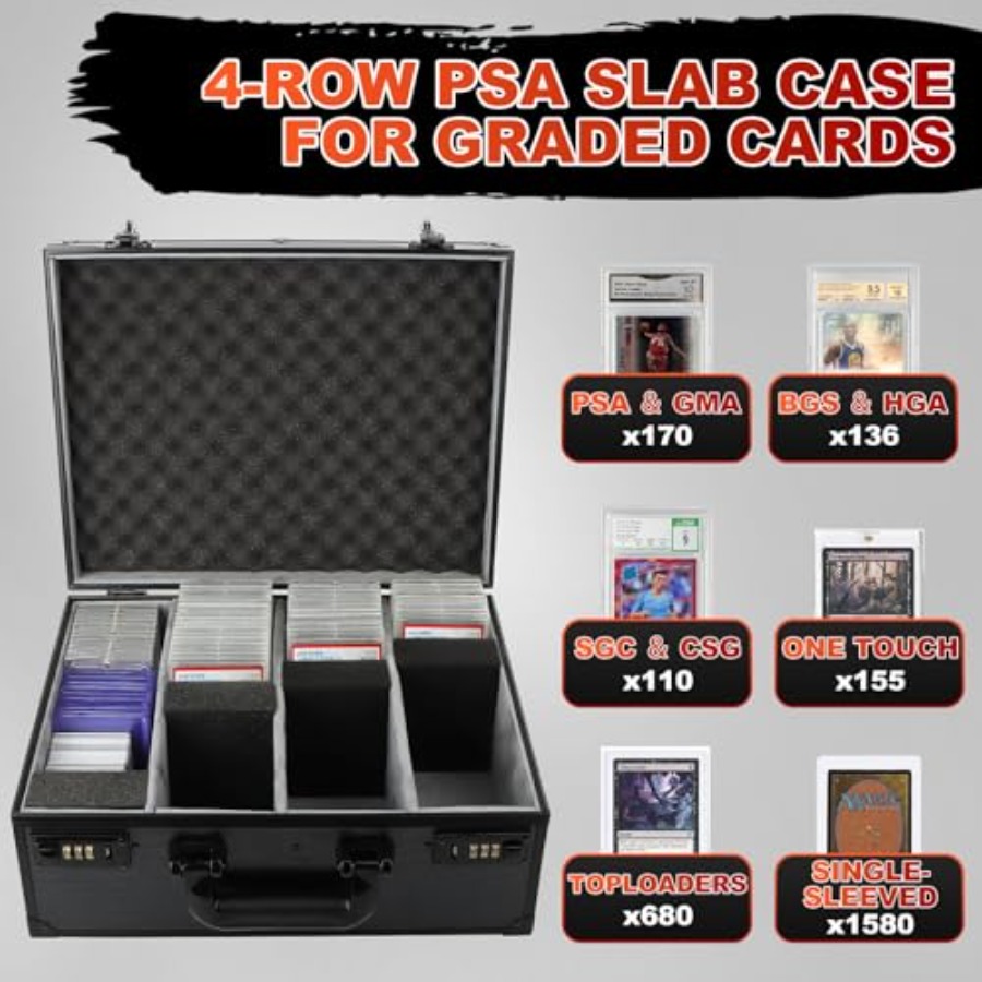 Graded Card Storage Box Holds  - đánh giá và giá Card Top Loader