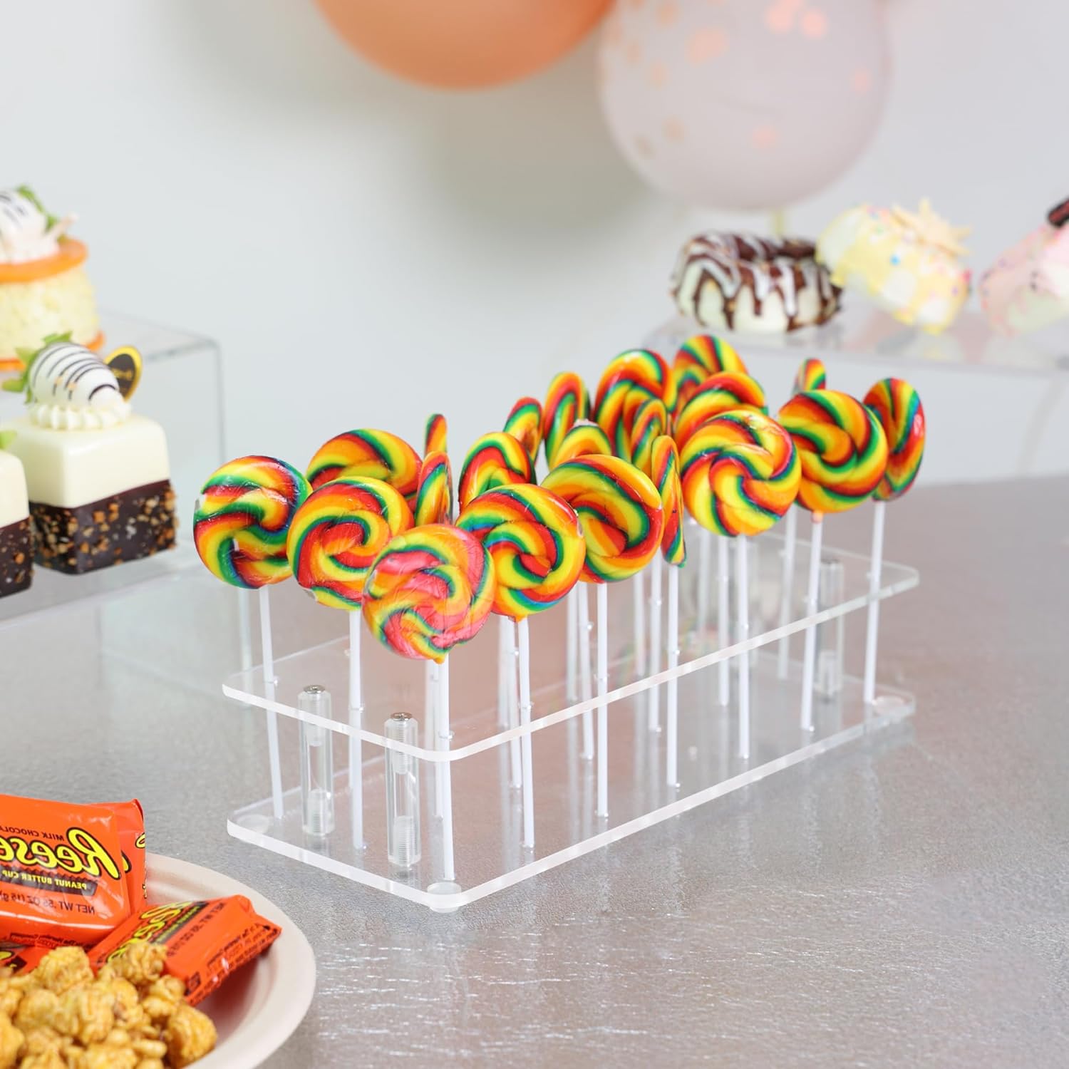 Acrylic Cake Pop Display Stand - đánh giá và giá Pop Display Shelf