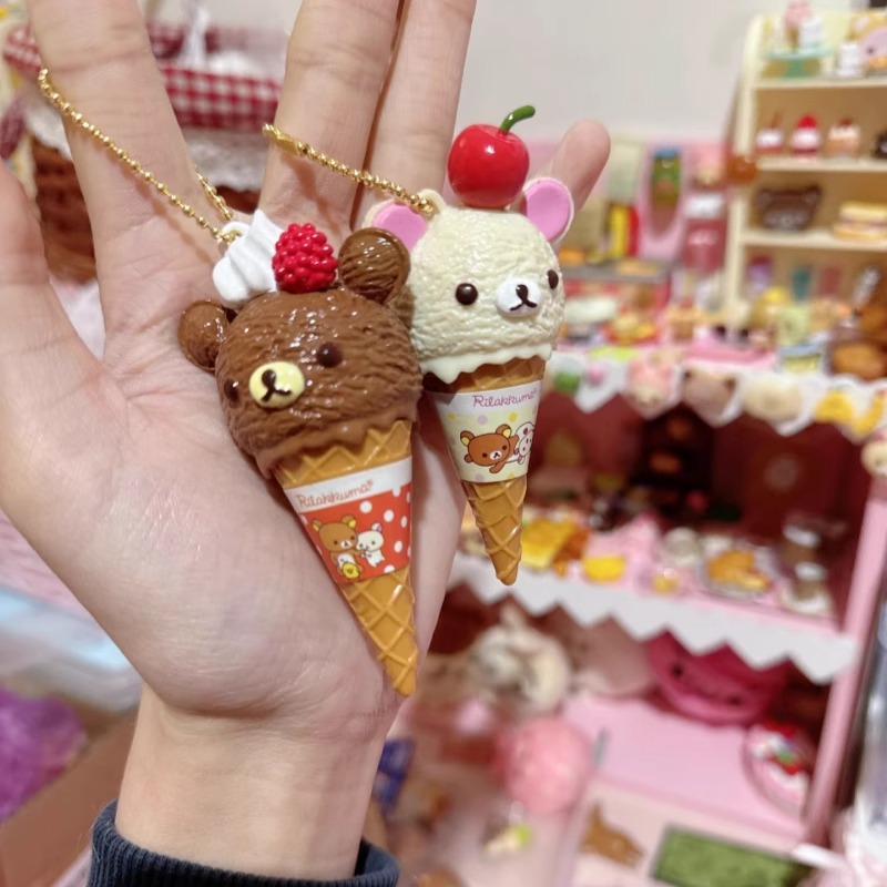 Anime Fiugre Rilakkuma Ice Cre - đánh giá và giá Capsule Toy Gashapon