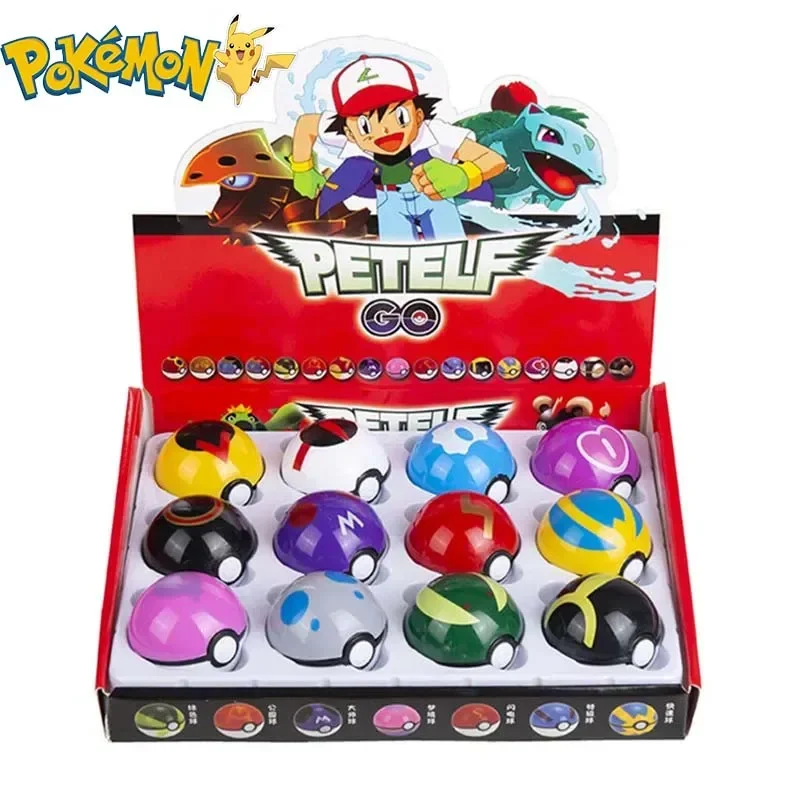 12Pcs Pokemon Figure Pokeball  - đánh giá và giá Vinyl Figure Blank