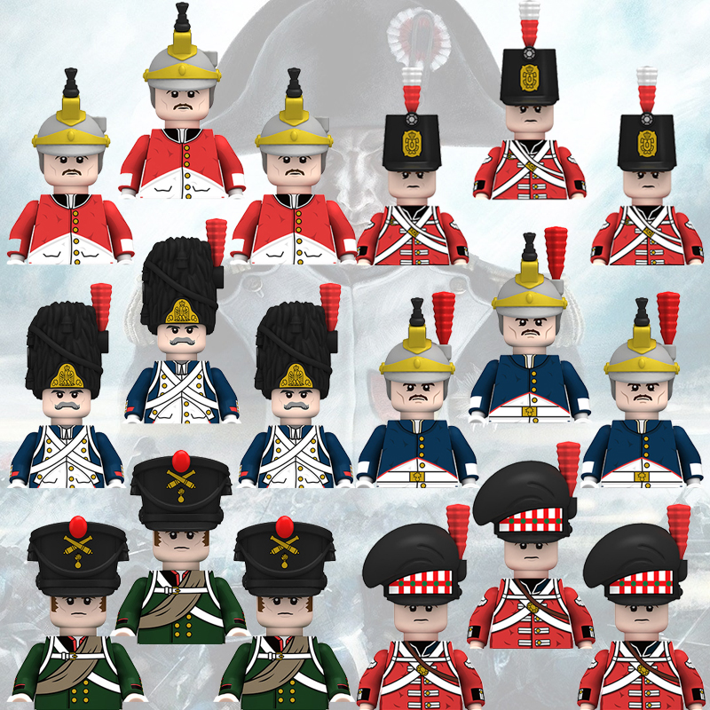 10pcs Napoleonic Wars Military - đánh giá và giá Lego Minifigure Holder
