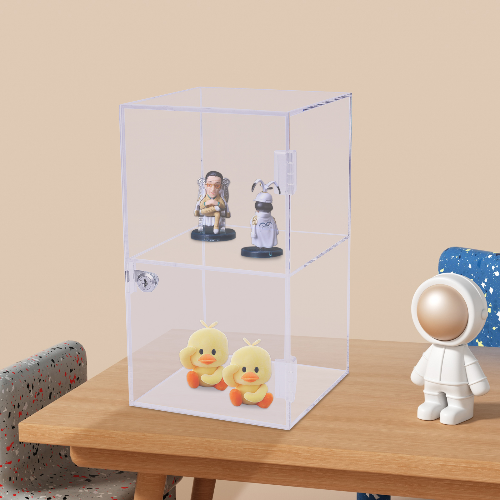 Transparent Acrylic 20x20x35cm - đánh giá và giá Display Case Acrylic