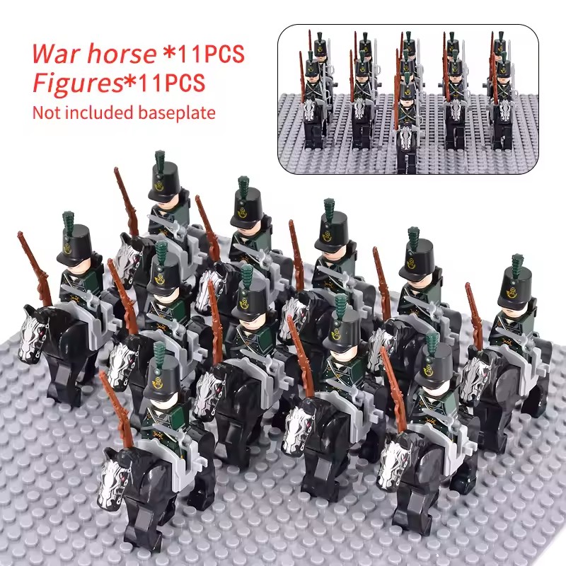 10pcs Napoleonic Wars Military - đánh giá và giá Lego Minifigure Holder