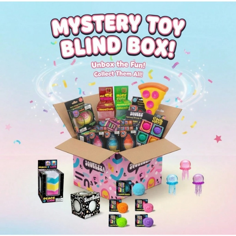 Cute Food & Ocean Squishy Blin - đánh giá và giá Mystery Box Blind Bag