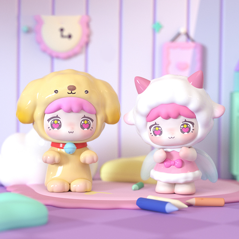Qubii Blind Box Day Night Autu - đánh giá và giá Vinyl Figure Blank