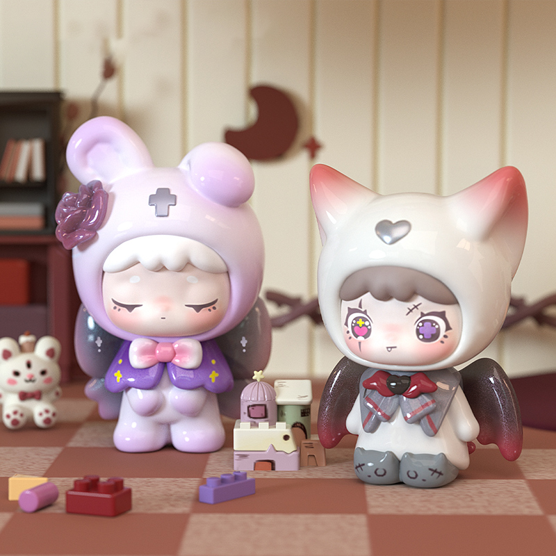 Qubii Blind Box Day Night Autu - đánh giá và giá Vinyl Figure Blank