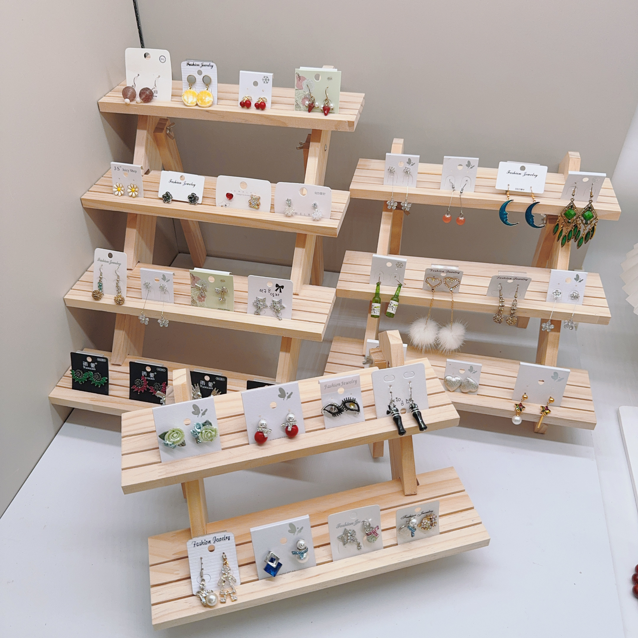 Ear Stud Holder Riser Multi-ti - đánh giá và giá Display Risers Set
