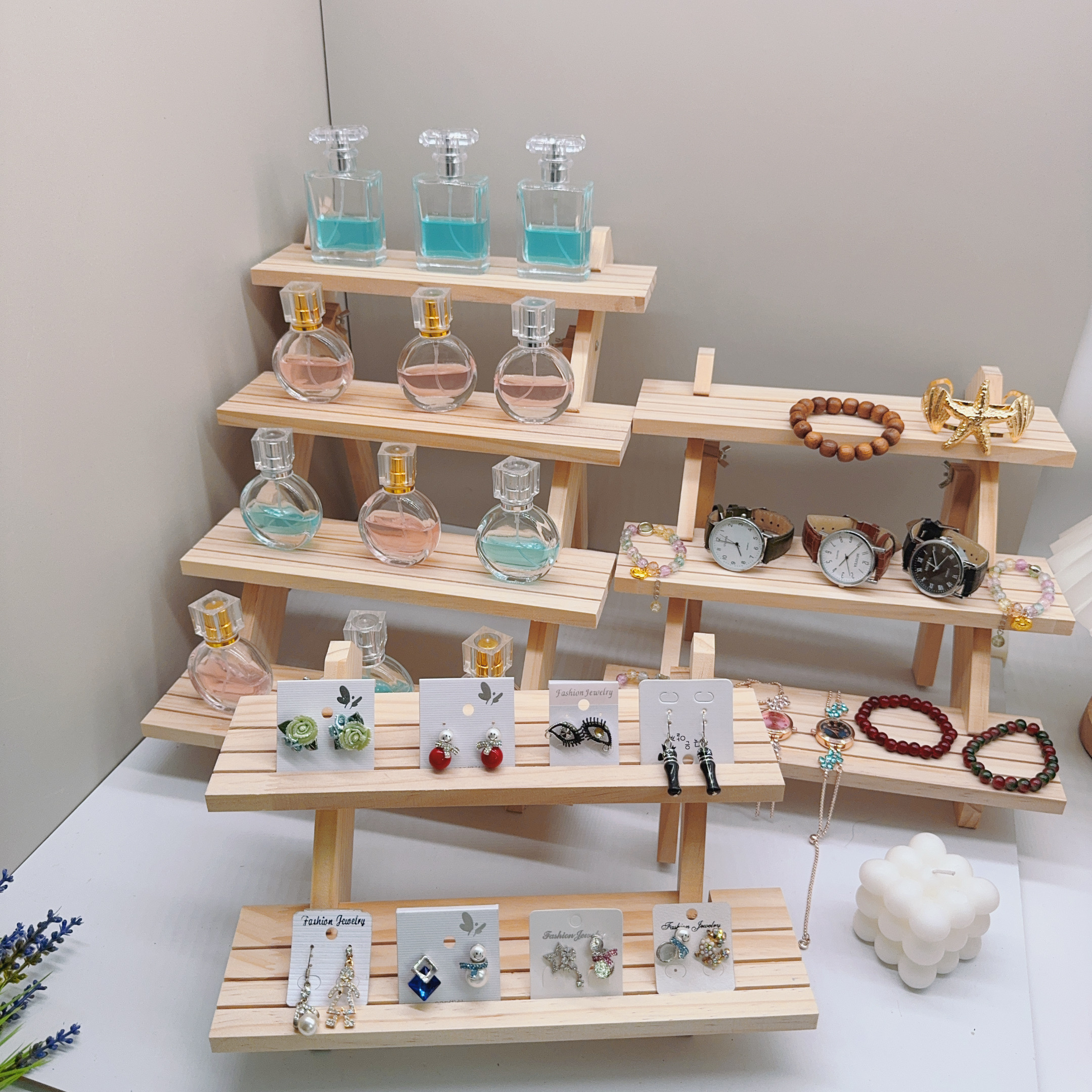 Ear Stud Holder Riser Multi-ti - đánh giá và giá Display Risers Set